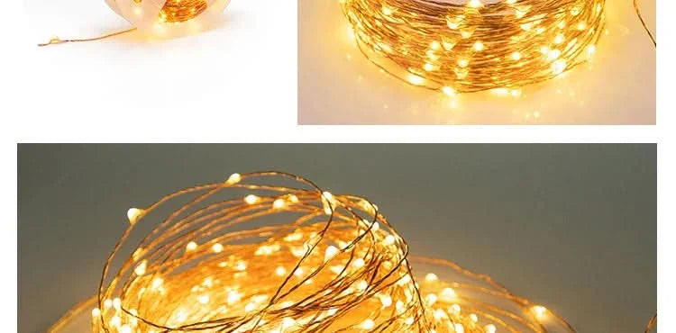 Luzes de Fadas Natalinas à Prova d'Água – Encanto e Magia