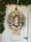 Guirlanda De Natal Sagrada Família C/ Led 65cm Nude (Cópia)